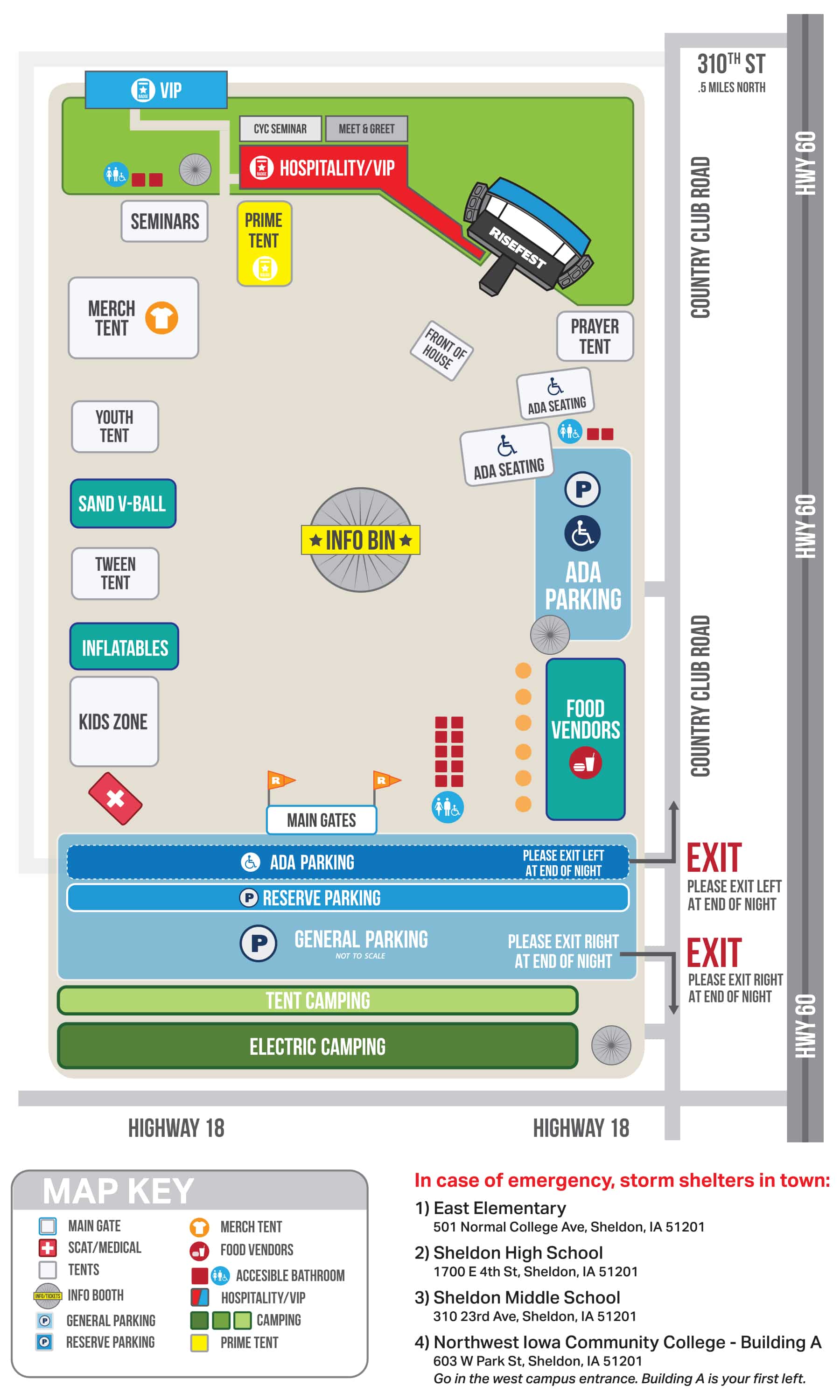 RISE Ministries Directions to RiseFest