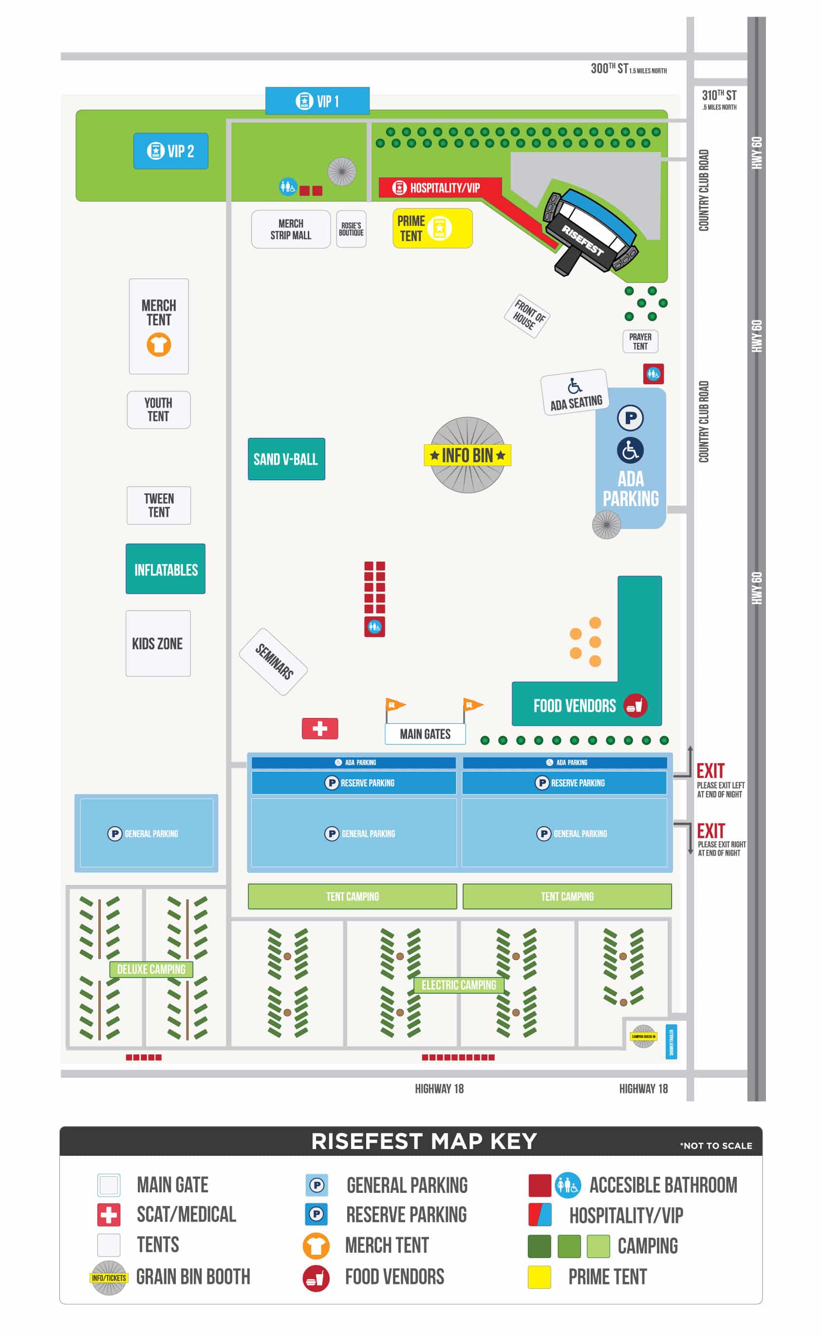 RISE Ministries Directions to RiseFest