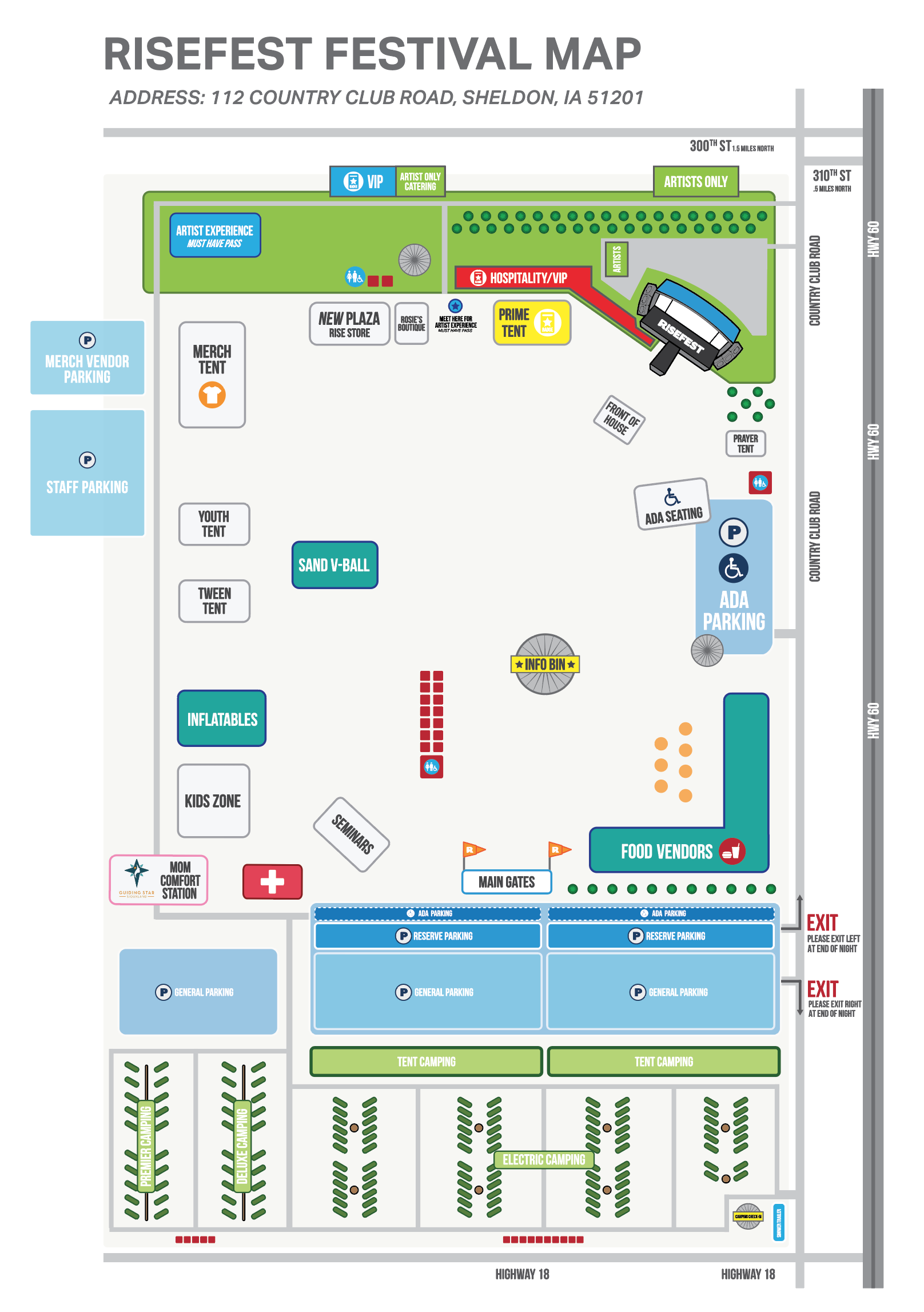 RISE Ministries | Directions to RiseFest